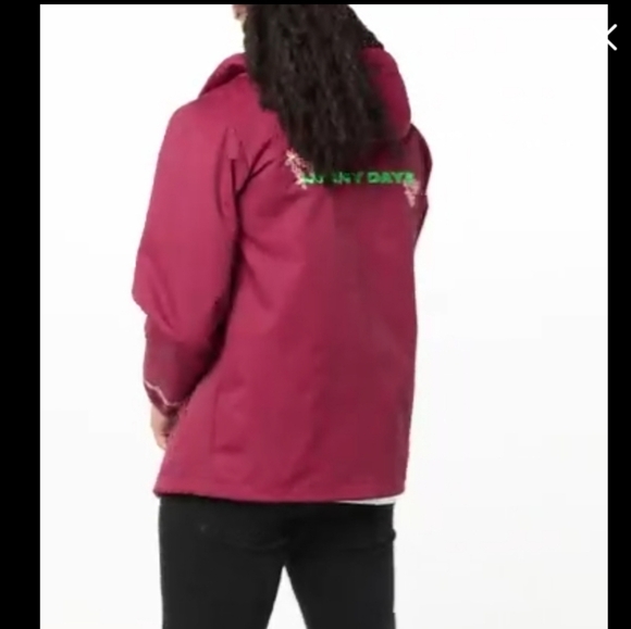 Lucky Daye Exclusive Coaches Jacket in Maroon Size XL - Picture 8 of 9